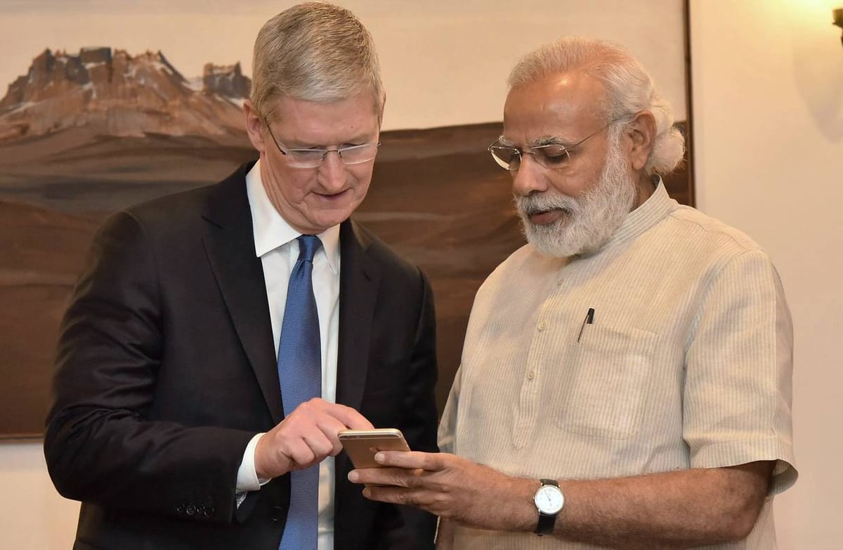 Apple refuerza su estrategia en India frente a China