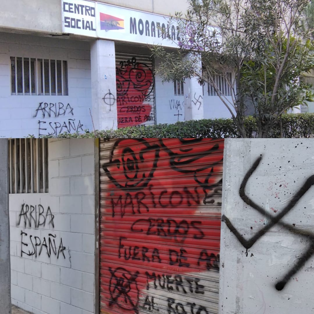 Ataque fascista contra Radio Moratalaz y el Centro Social La Sede