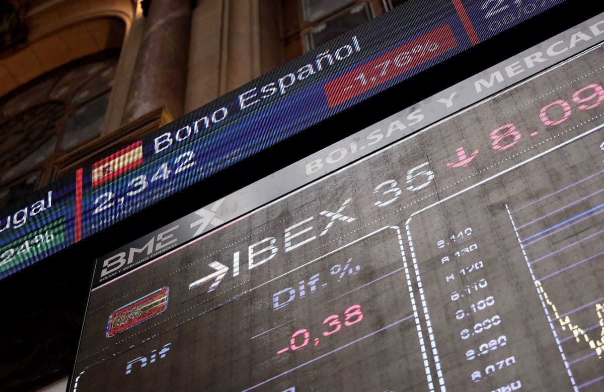 Caídas en el Ibex 35 ante la guerra de aranceles de EEUU y la incertidumbre económica global