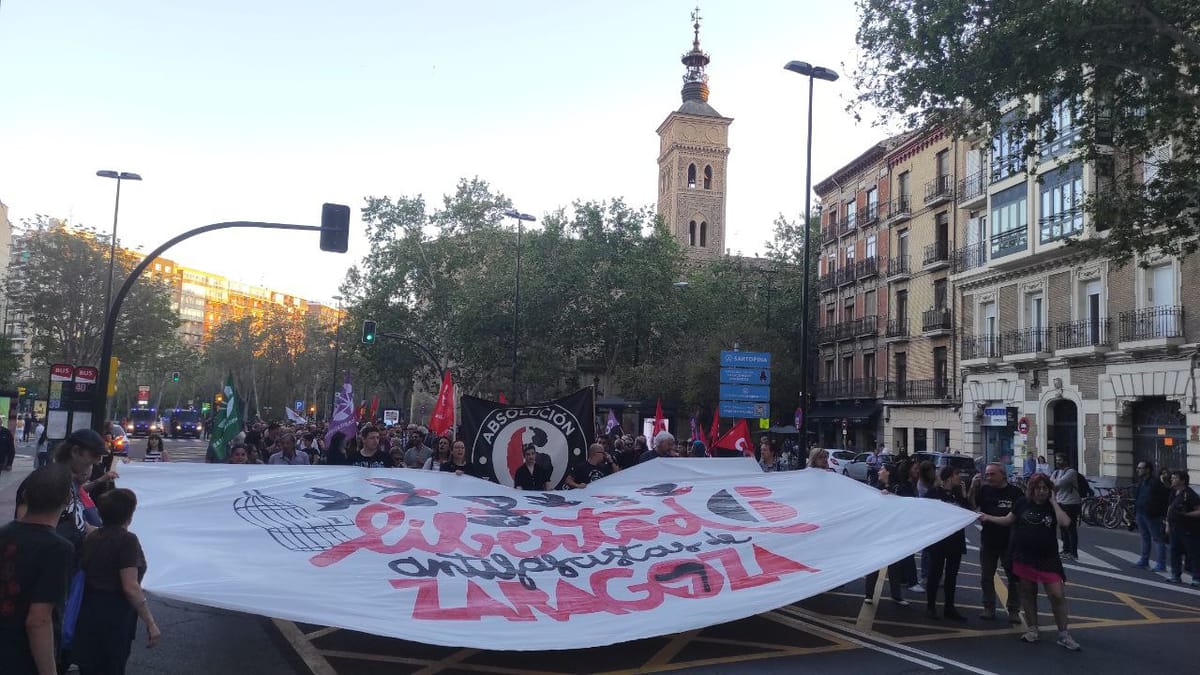 Libertad 6 de Zaragoza anuncia movilizaciones para marzo y abril