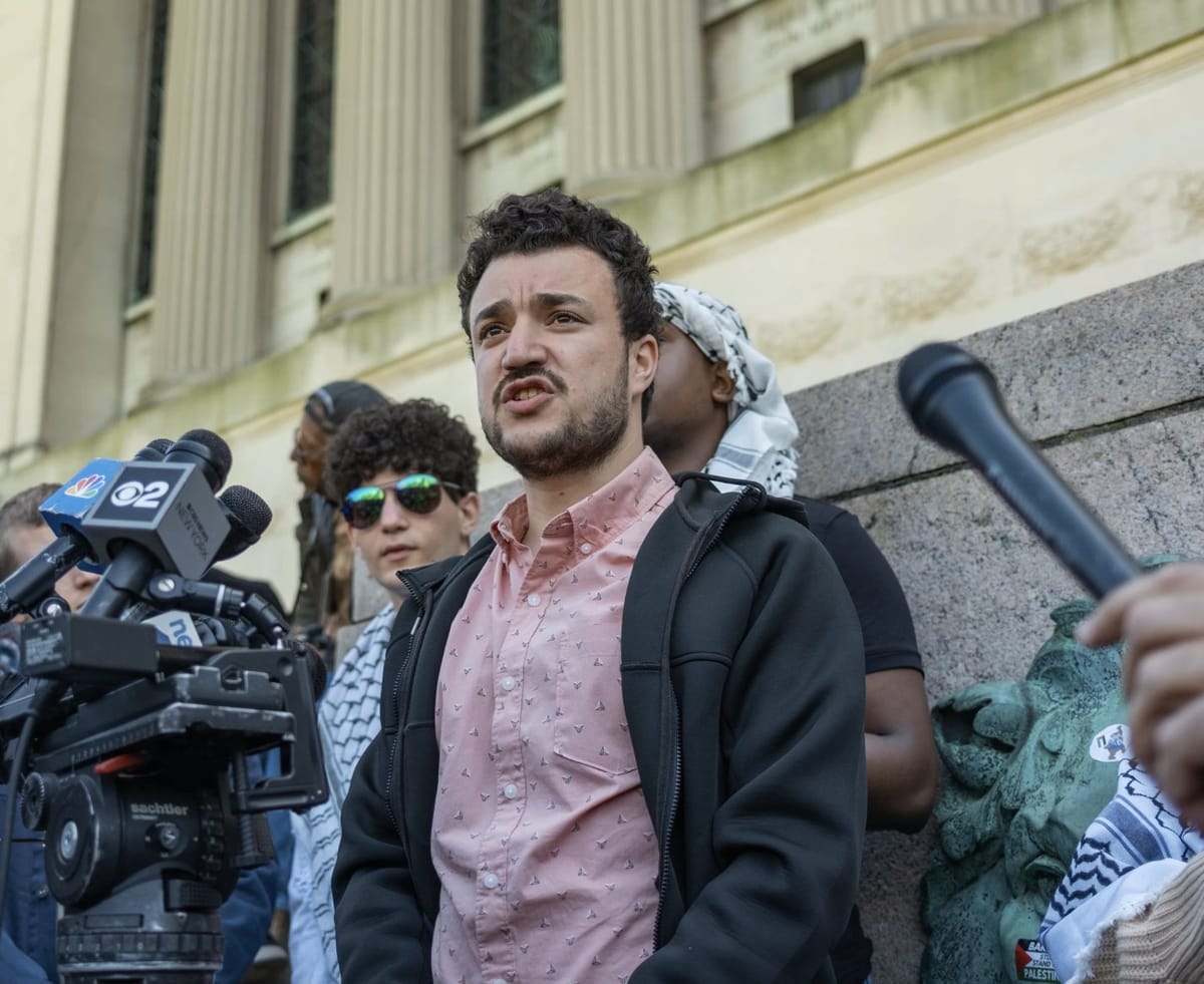 Detienen a un activista pro-palestino en la Universidad de Columbia