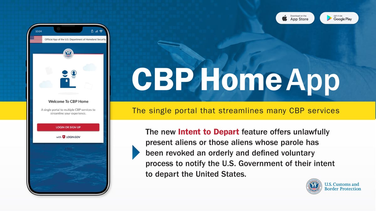 La Casa Blanca lanza la app 'CBP Home' para "autodeportar" migrantes