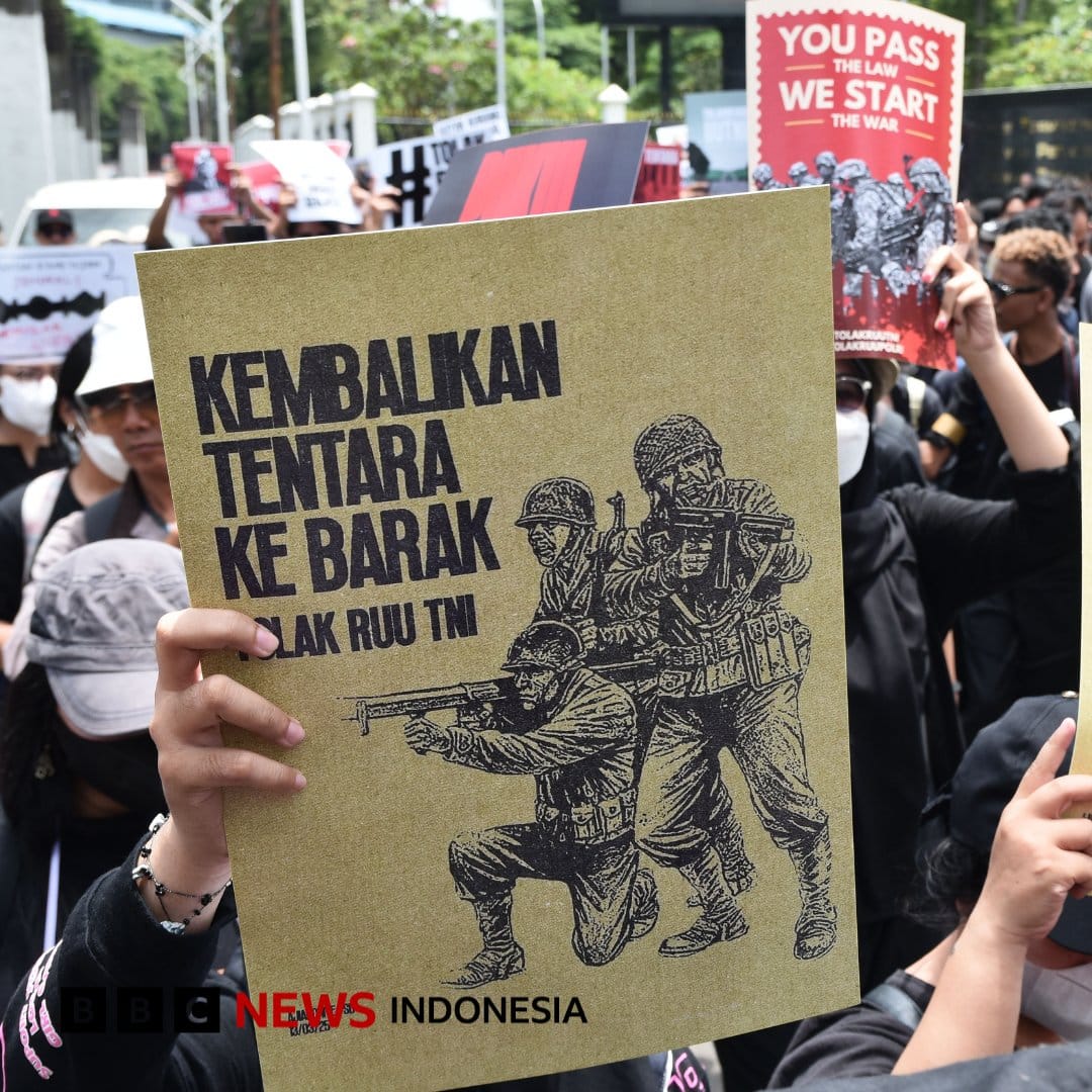 Indonesia aprueba una ley que amplía el papel militar en el gobierno