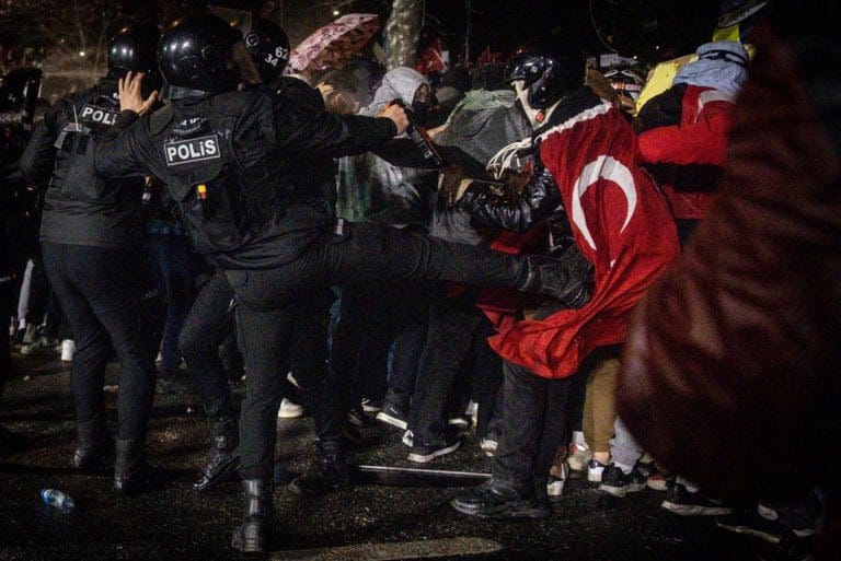 Más de 1.800 detenidos en las protestas de Turquía