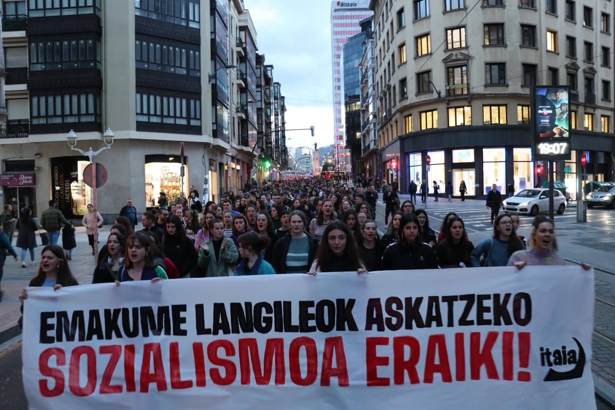 Itaia organiza movilizaciones en 25 localidades de Euskal Herria para el 8 de marzo