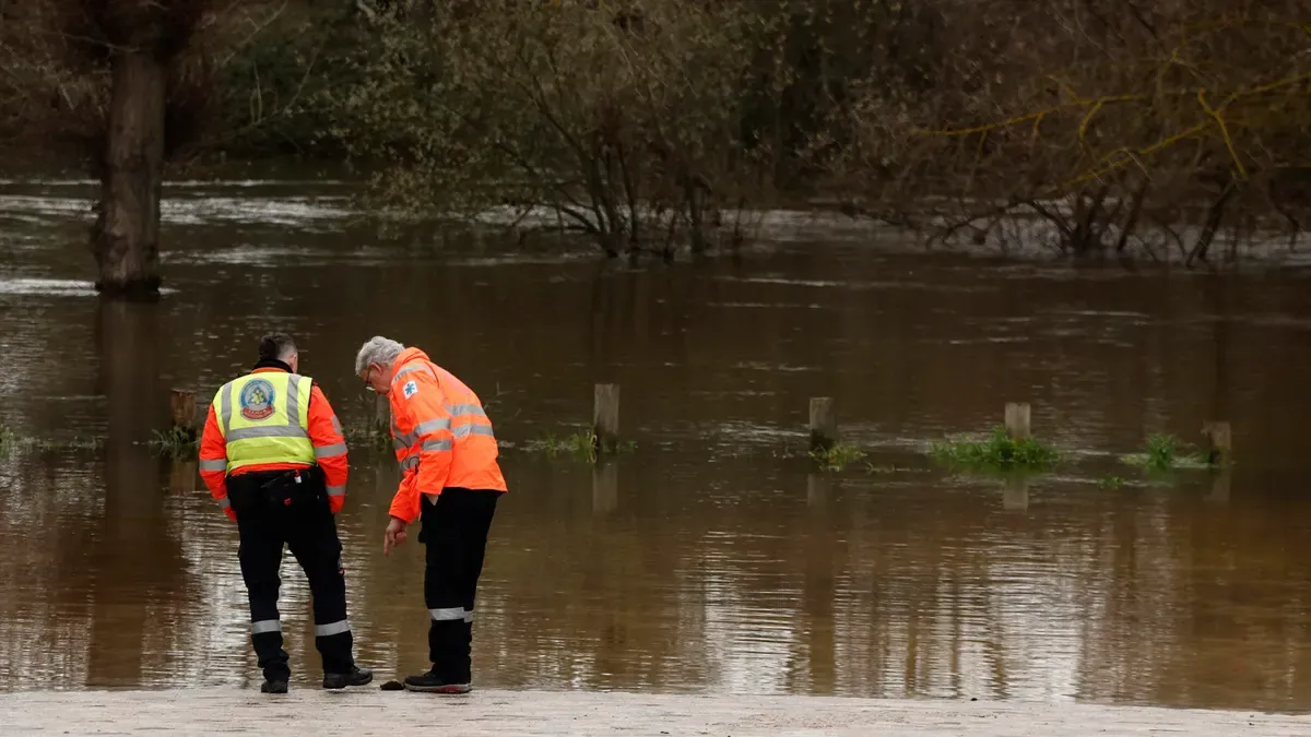 Alerta por desbordamiento del río Manzanares en Madrid