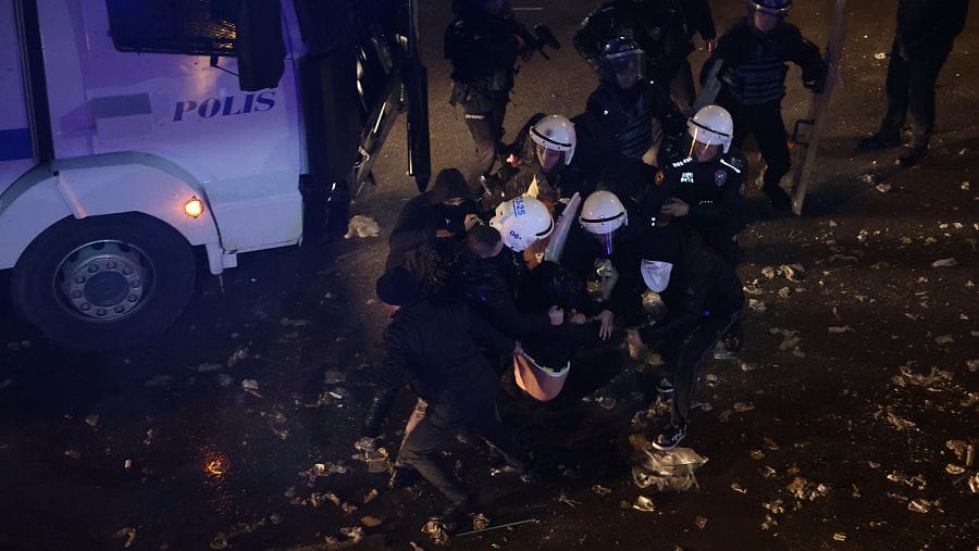 Protestas en Turquía tras la detención del alcalde de Estambul