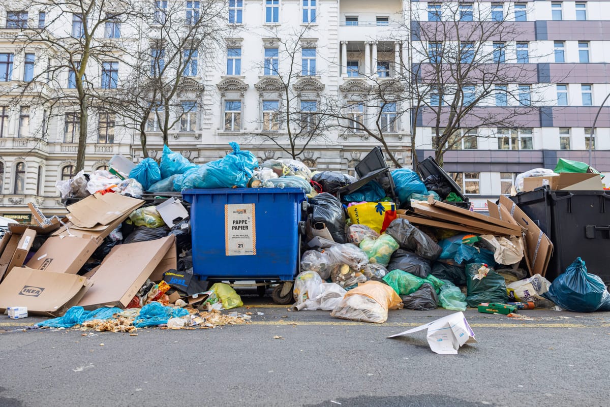 Huelgas en transporte y recogida de basuras en Berlín