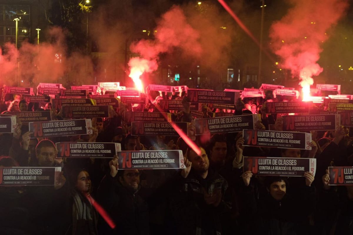 La OJS de Catalunya cierra la Trobada de Formació con un llamado a movilización el 7 de junio