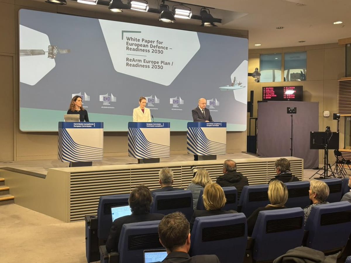La Comisión Europea presenta el Libro Blanco sobre la Defensa y el plan 'Rearm Europe 2030'