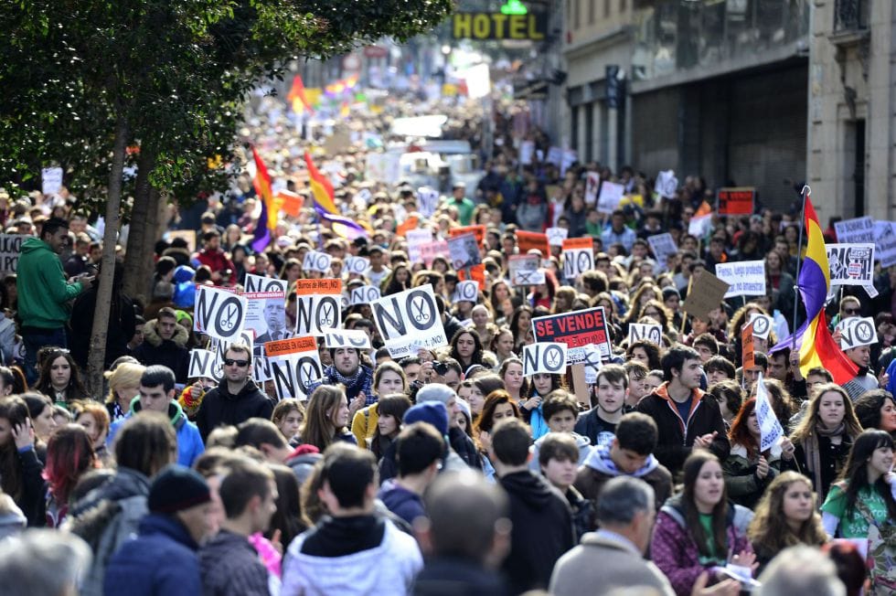 Huelga contra los recortes en la educación pública madrileña el 28 y 29 de abril