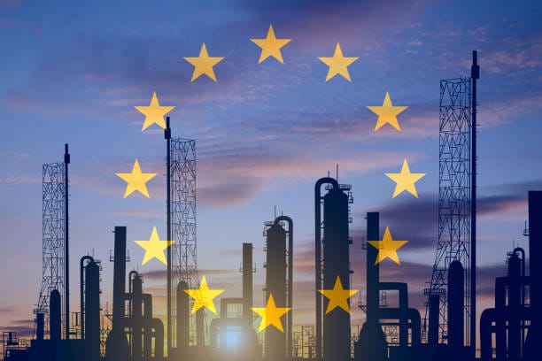 Las reservas de gas en la UE caen al nivel más bajo desde 2022