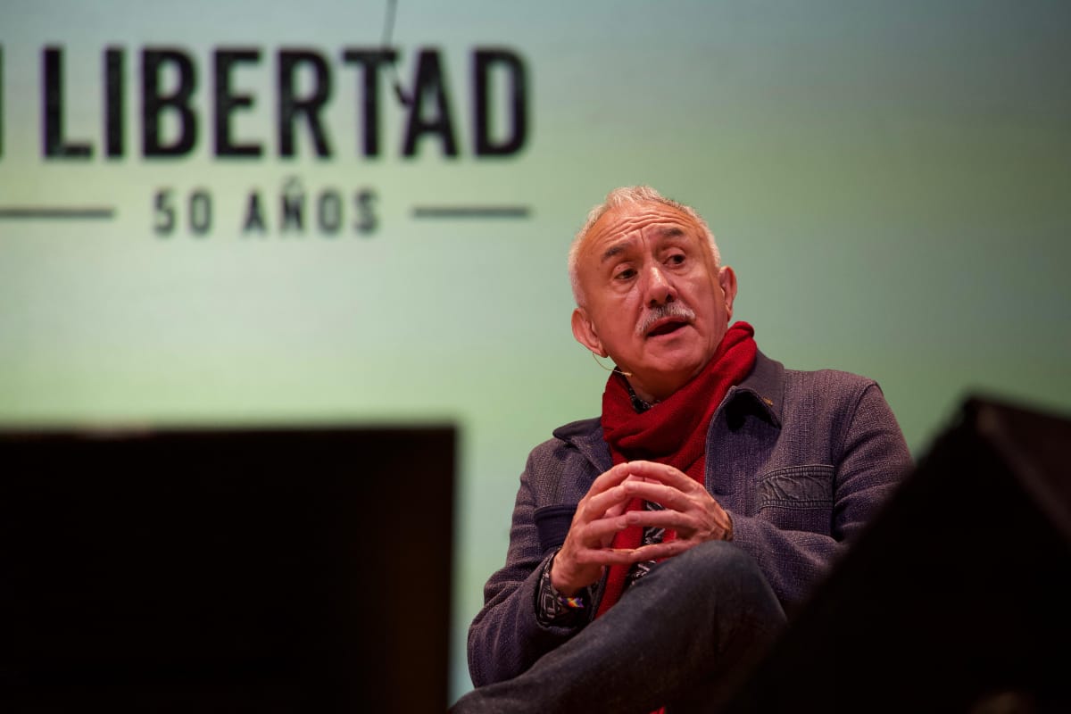 Pepe Álvarez propone un impuesto europeo para financiar el rearme
