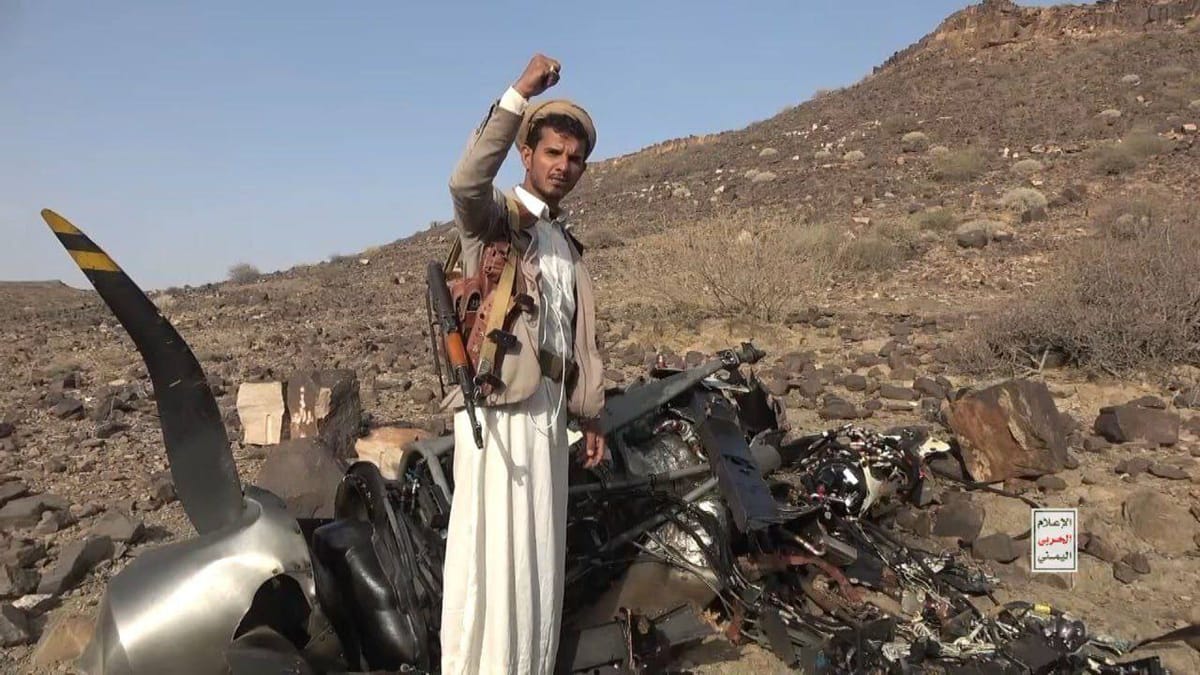 Siete drones militares estadounidenses derribados en Yemen en menos de seis semanas