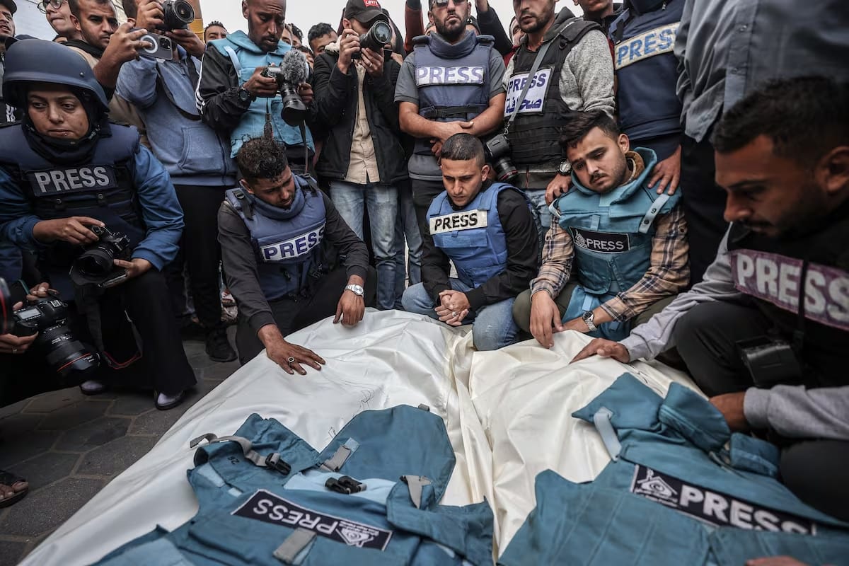 Israel ha asesinado a uno de cada diez periodistas en Gaza