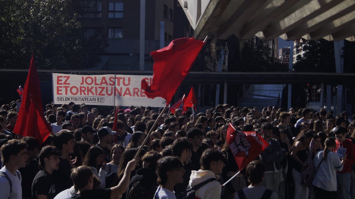 Ikasle Abertzaleak anuncia protestas contra la selectividad en las capitales vascas