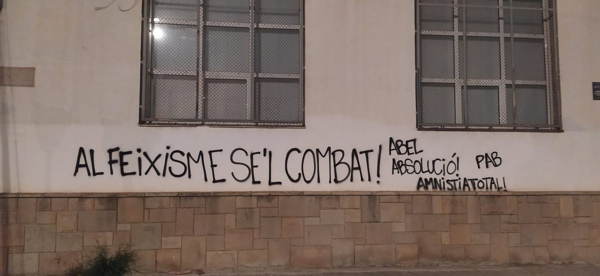 Manifestación para reclamar la libertad de Abel Mora, un año después de su ingreso en prisión