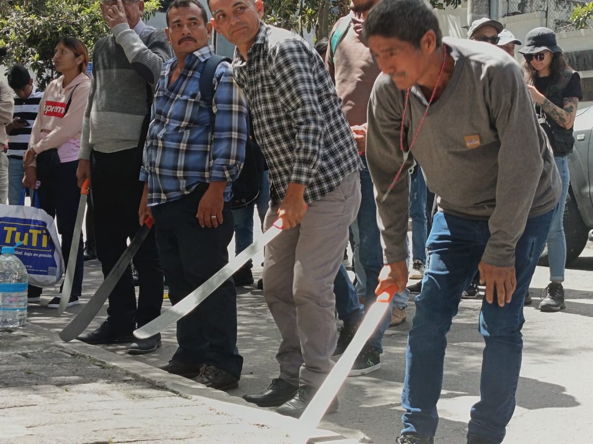 Campesinos bolivianos despojados exigen a la Corte Constitucional que les devuelvan las tierras
