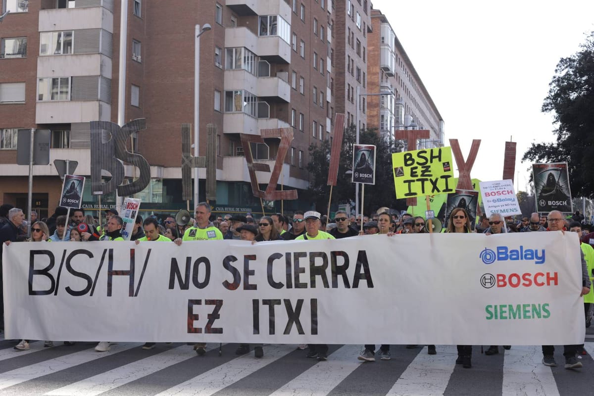Cierre definitivo de BSH en Eskiroz