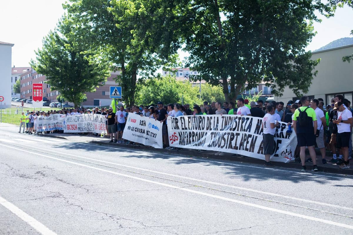 Ha comenzado la negociación sobre el despido de 655 trabajadores de BSH en Irurtzun