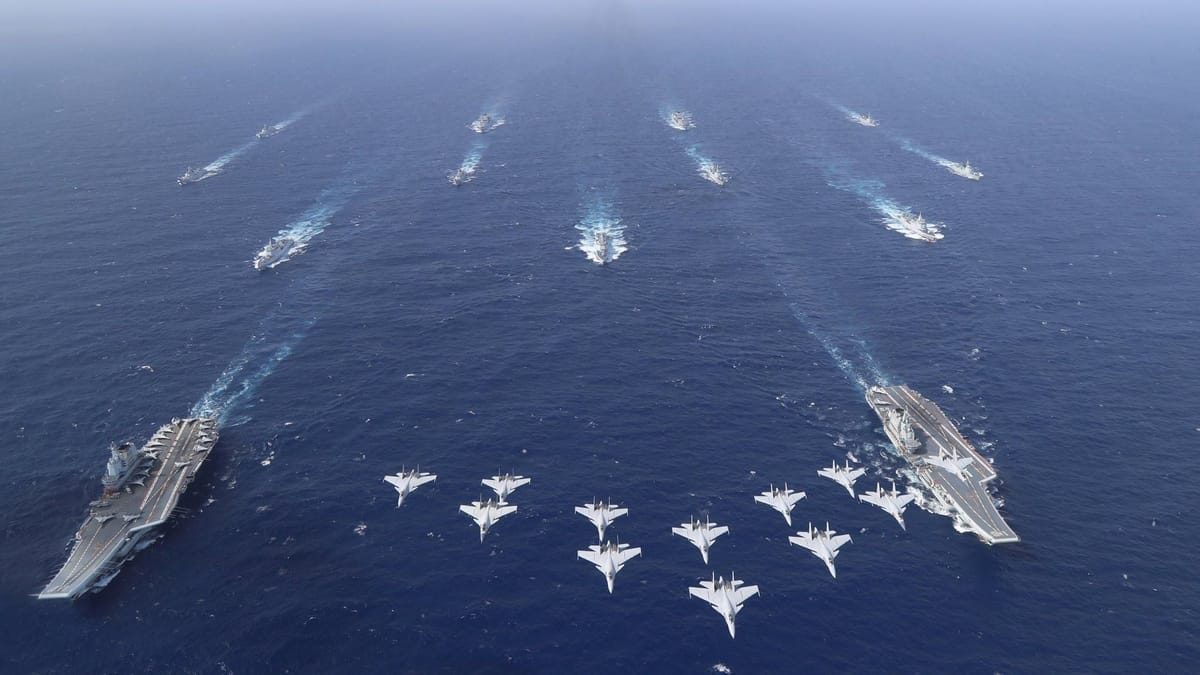 Despliegue naval chino sin precedentes en el Pacífico occidental