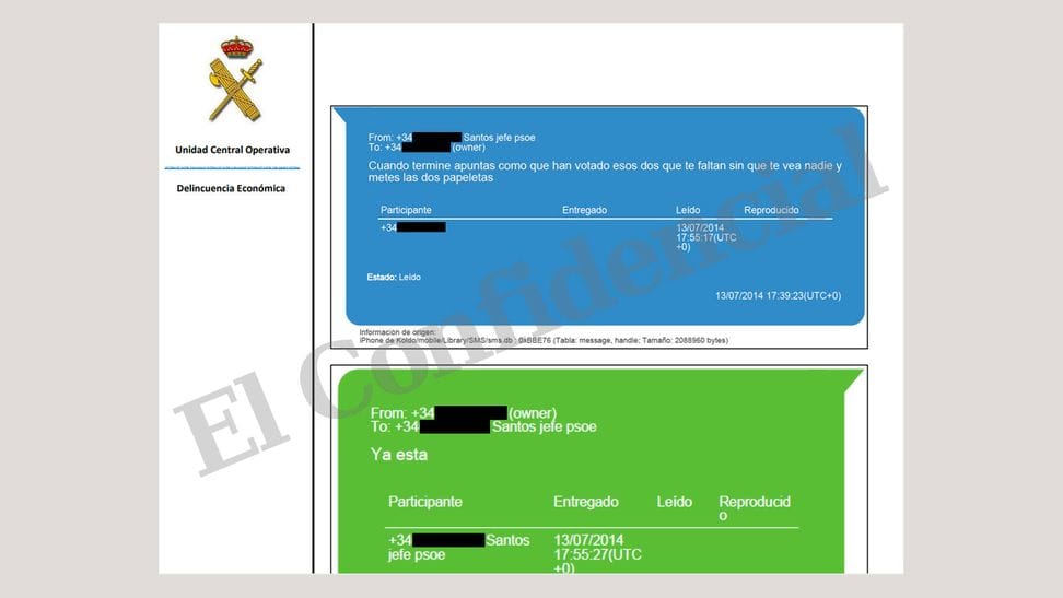 Un mensaje implica a Cerdán en el presunto amaño de las primarias del PSOE de 2014