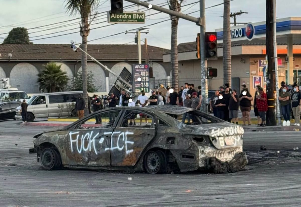 Trump culpa a la “izquierda radical” por los disturbios de Los Ángeles