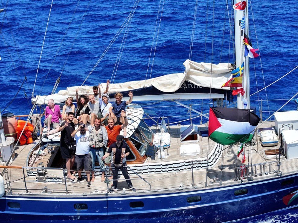 Israel deporta a los activistas de la Flotilla de la Libertad tras interceptar el Madleen