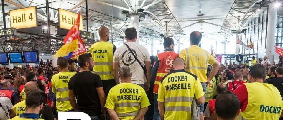 Estibadores del puerto de Marsella se niegan a cargar material militar para Israel