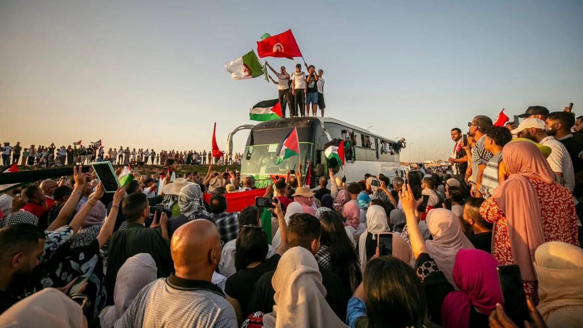 Marcha Global a Gaza: miles de personas se movilizan contra el bloqueo y el genocidio