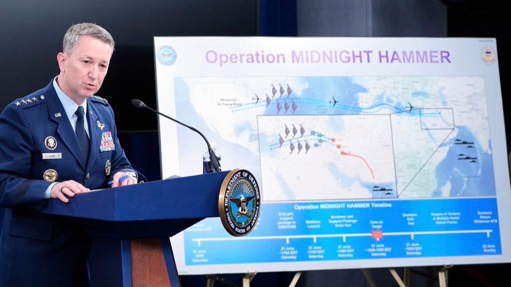 EE. UU. atacó Irán con 125 aviones, 14 bombas GBU-57 de 14.000 kilos y misiles Tomahawk
