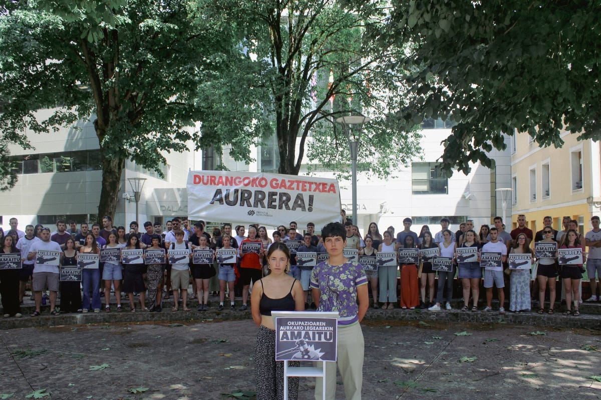 Por primera vez se aplica la ley 'antiokupación' del PNV contra un gaztetxe, en Durango