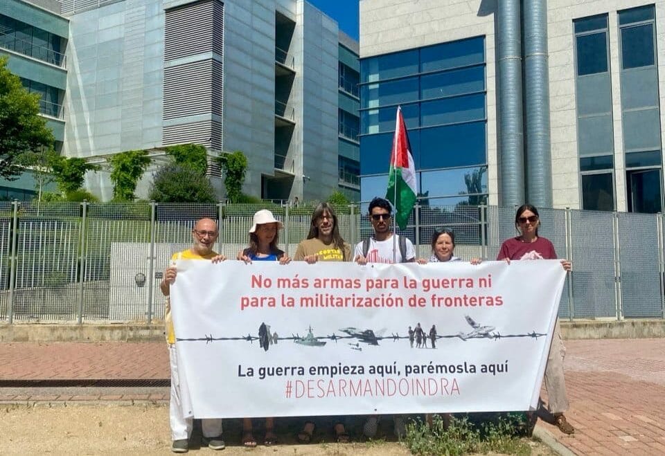 Denuncian a Indra en su Junta de Accionistas por sus vínculos con el negocio de la guerra y el genocidio en Gaza