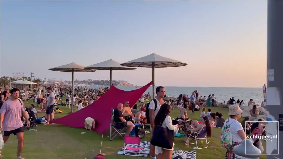 Celebraciones y ocio israelí en Tel Aviv y las inmediaciones de Gaza