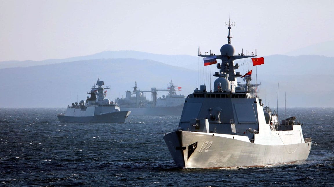 China y Rusia anuncian ejercicios navales conjuntos en el Pacífico para agosto
