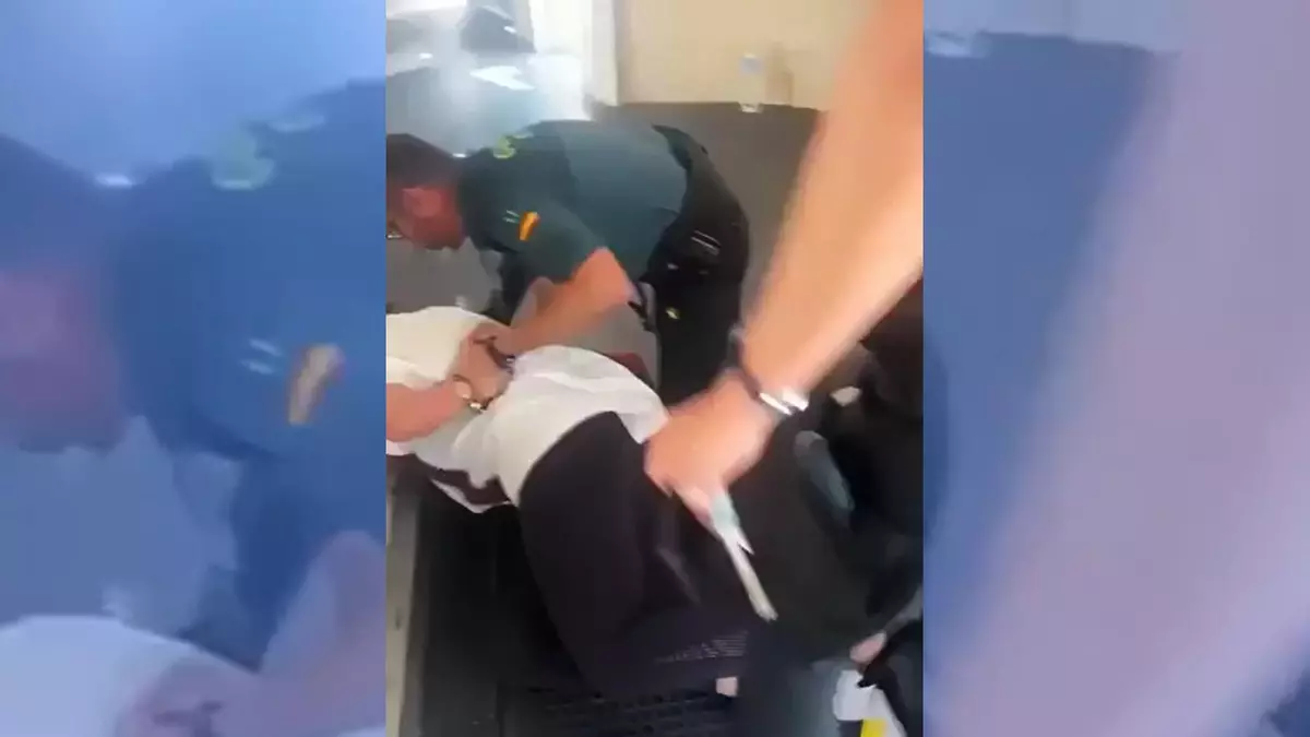 Desalojan a turistas sionistas franceses violentos de un vuelo en València