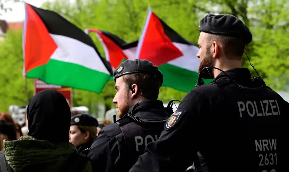 Decenas de detenidos en protestas contra el genocidio en Berlín