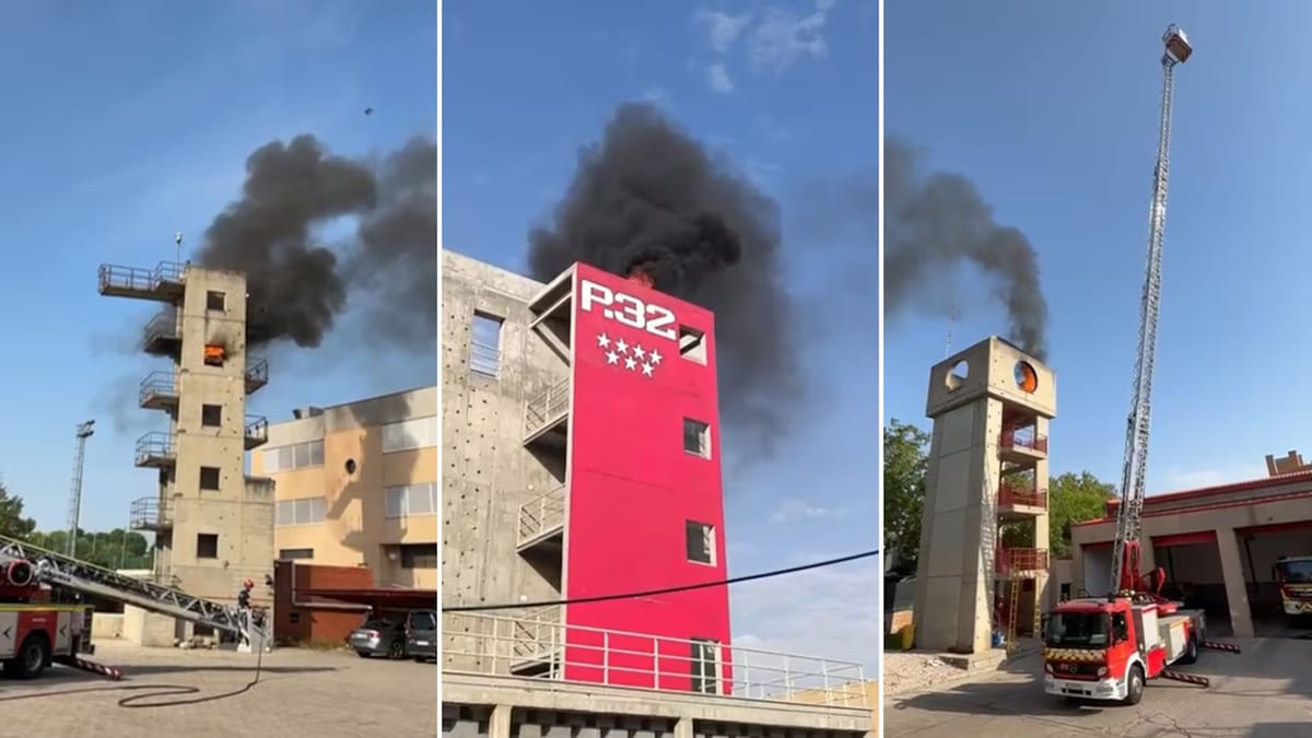 La Comunidad de Madrid cede ante las demandas de los bomberos tras la quema de torres de maniobras en 22 parques