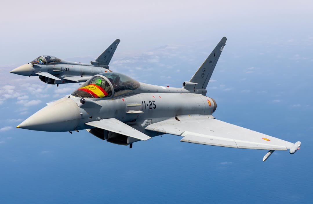 La fuerza aérea española despliega por primera vez cazas F-18 en Islandia para controlar el Atlántico Norte