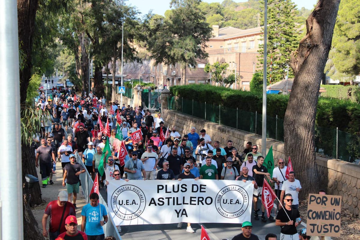 "Nuestra huelga va a abrir un precedente en toda la industria del Campo de Cartagena"