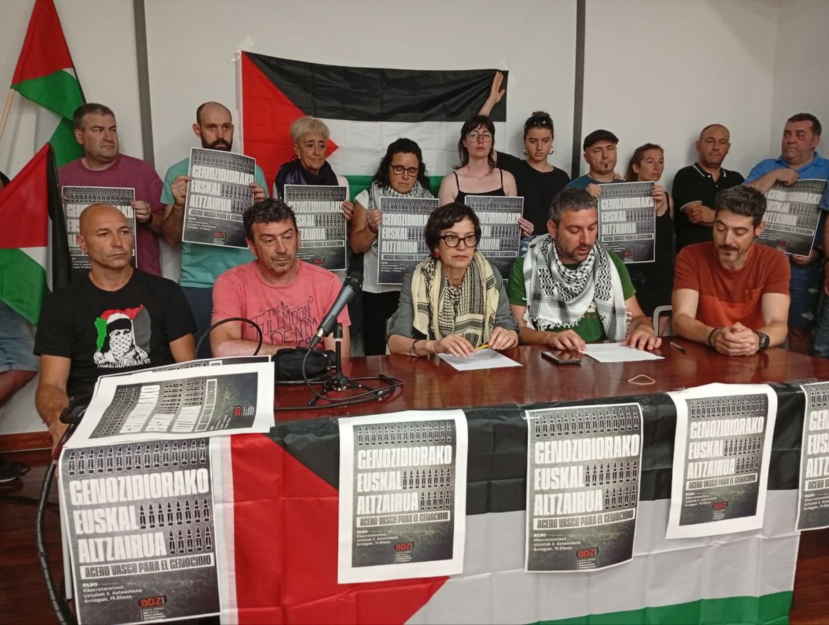 Sidenor suspende la venta de acero a Israel tras la presión sindical y social