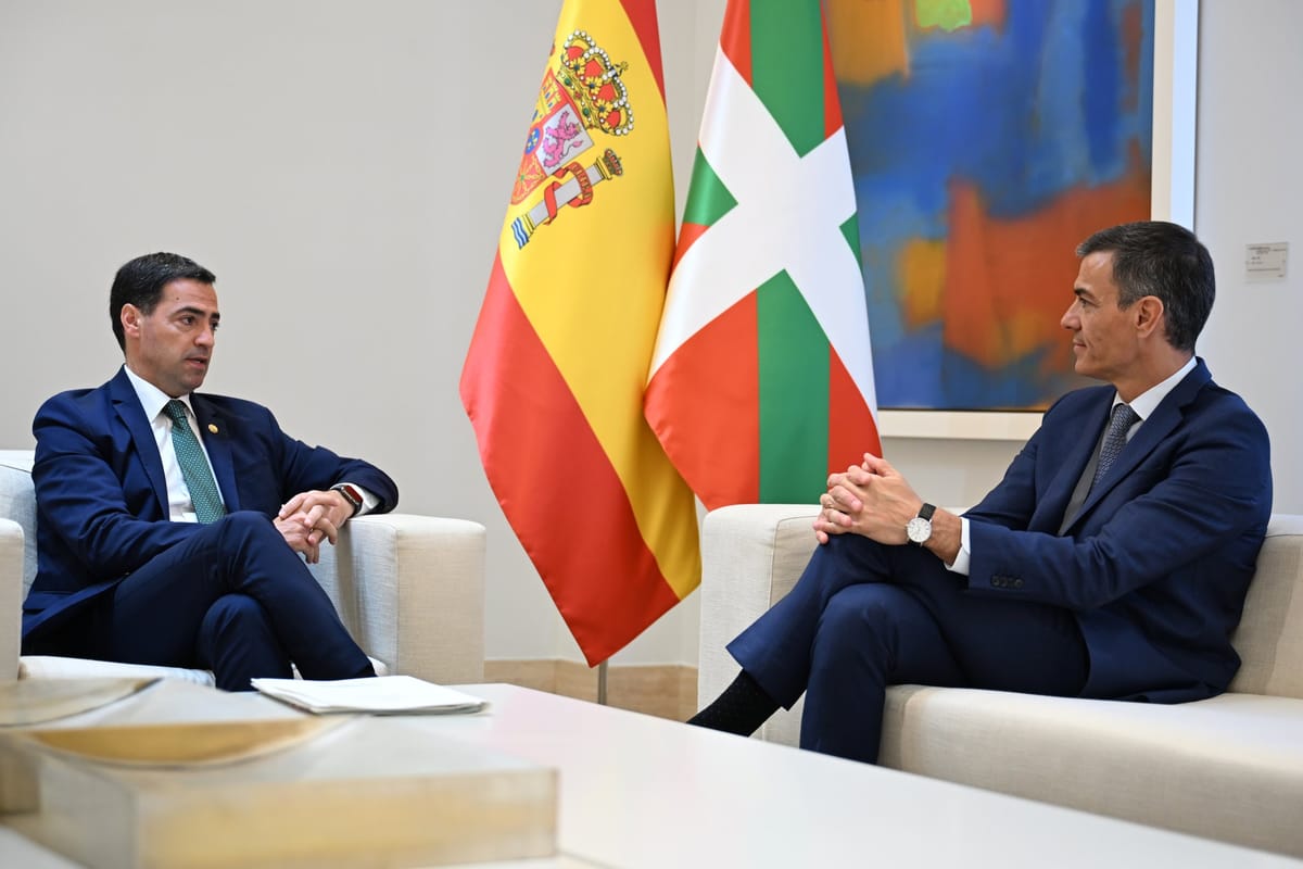 Sánchez y Pradales cierran la entrada de la SEPI en la oferta vasca por Talgo