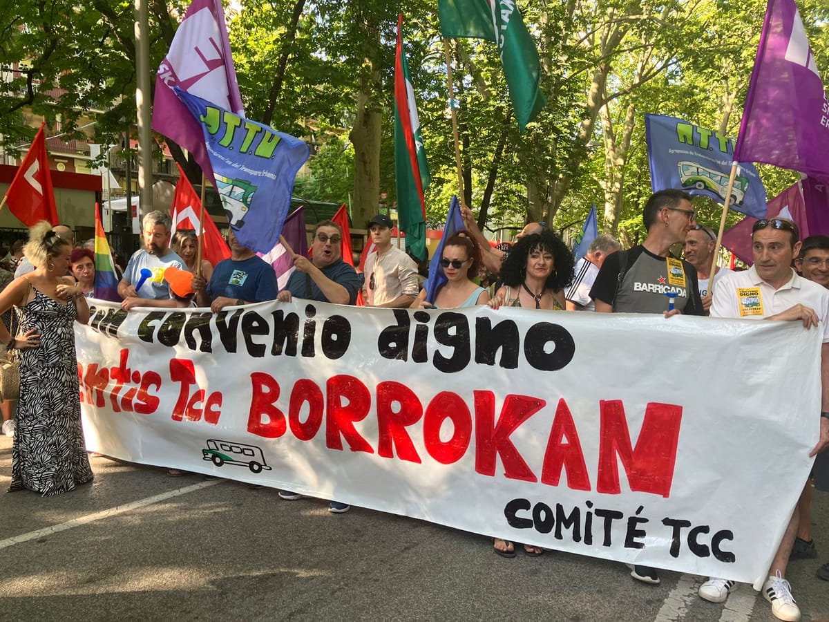 Sanfermines en lucha: huelga indefinida en el transporte urbano de Iruñerria