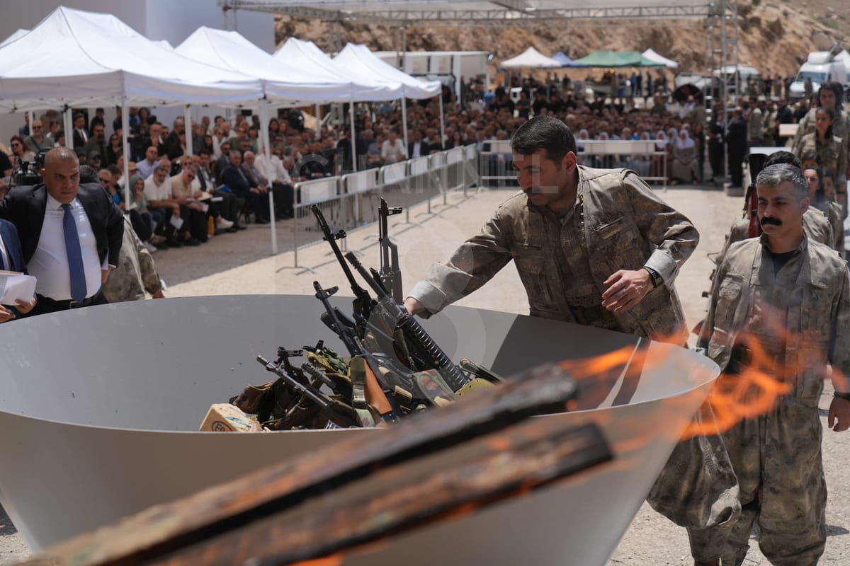 PKK comienza su proceso de desarme