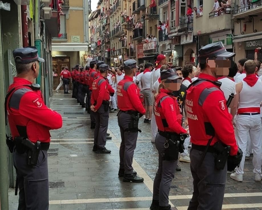 Más detenciones en Sanfermines 2025 pese al descenso de los delitos graves y las llamadas de emergencia