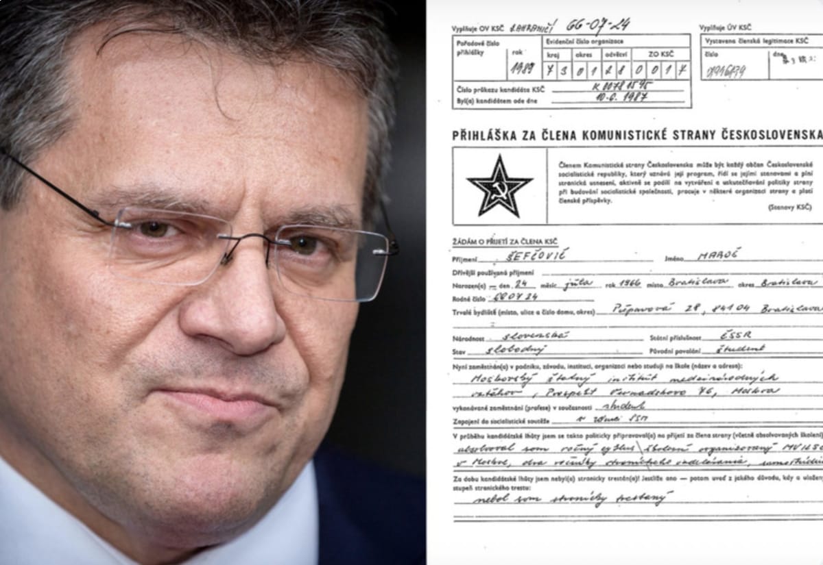 Šefčovič, el comisario europeo de Comercio formado en la URSS