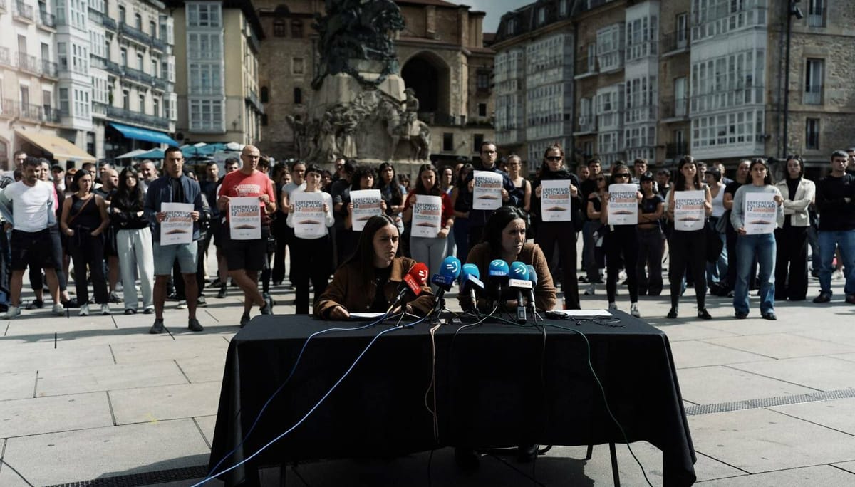 GKS y el Sindicato de Vivienda denuncian la represión policial contra la protesta en Gasteiz