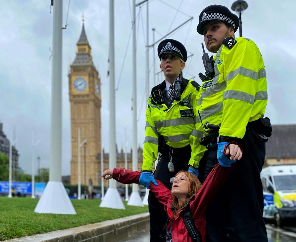 Más de 100 detenidos en el Reino Unido por mostrar apoyo a la ilegalizada Palestine Action