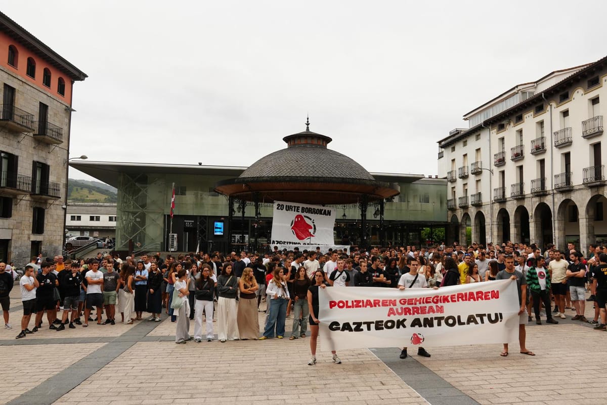 El Gaztetxe de Azpeitia denuncia abusos policiales y el falso relato mediático