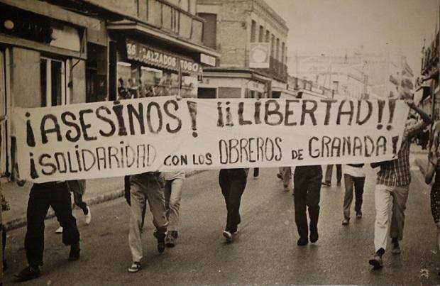 55 años del asesinato de tres obreros en Granada durante la huelga de la construcción de 1970